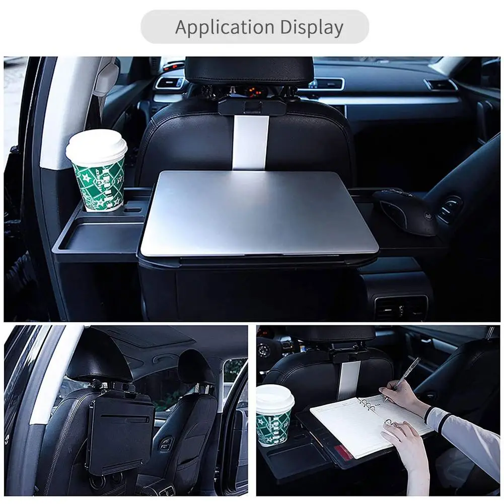 

Car Laptop Desk Folding Small Table Board Dinner Study Work For Toyota Corolla AUDI A4 A3 A5 Bmw E46 Honda Accord Ford Focus