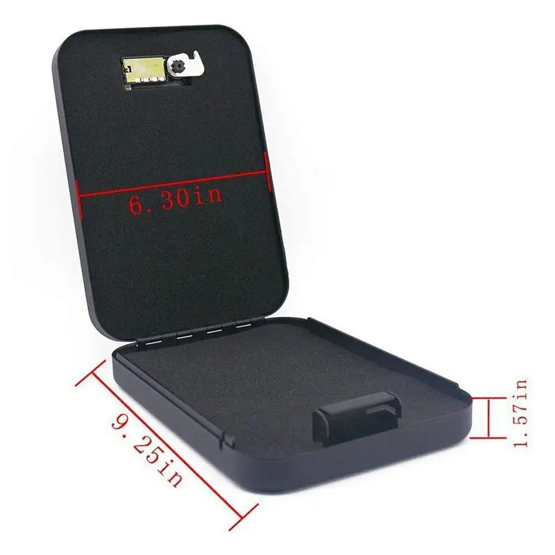 Portable Mini Vault Case with Combination Lock Keyless Security Safe Box for Home Car Office Code Valuables | Багаж и сумки