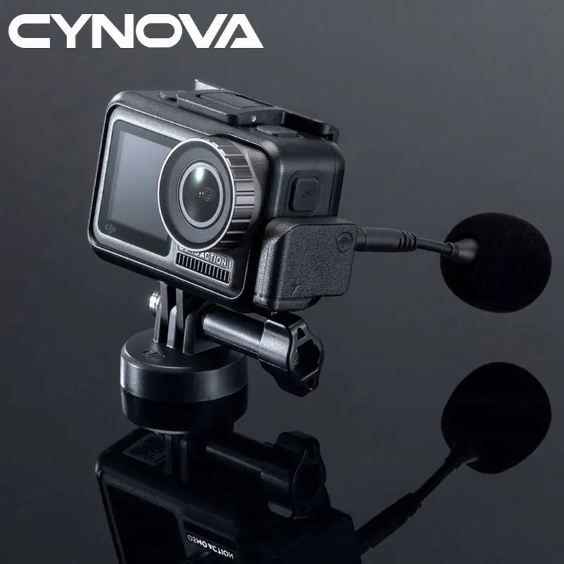 

CYNOVA для DJI Osmo действия 3,5 мм USB-C адаптер для камеры OSMO экшн Камера улучшает качество звука зарядка и передача данных