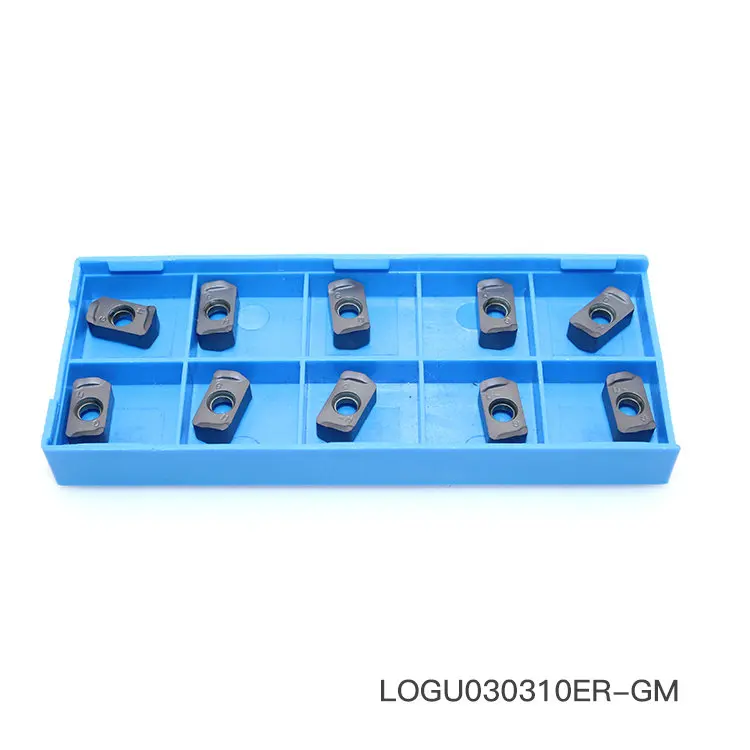 

Rapid milling insert LOGU 030310ER replace the KYOCERA carbide inserts MFH03R milling holder facemill tips blades