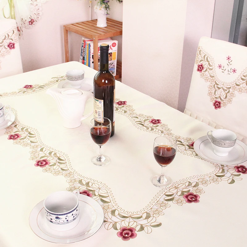 TY1018 Европейский сад вышитая скатерть столовая для стола стула чехлы на подушки