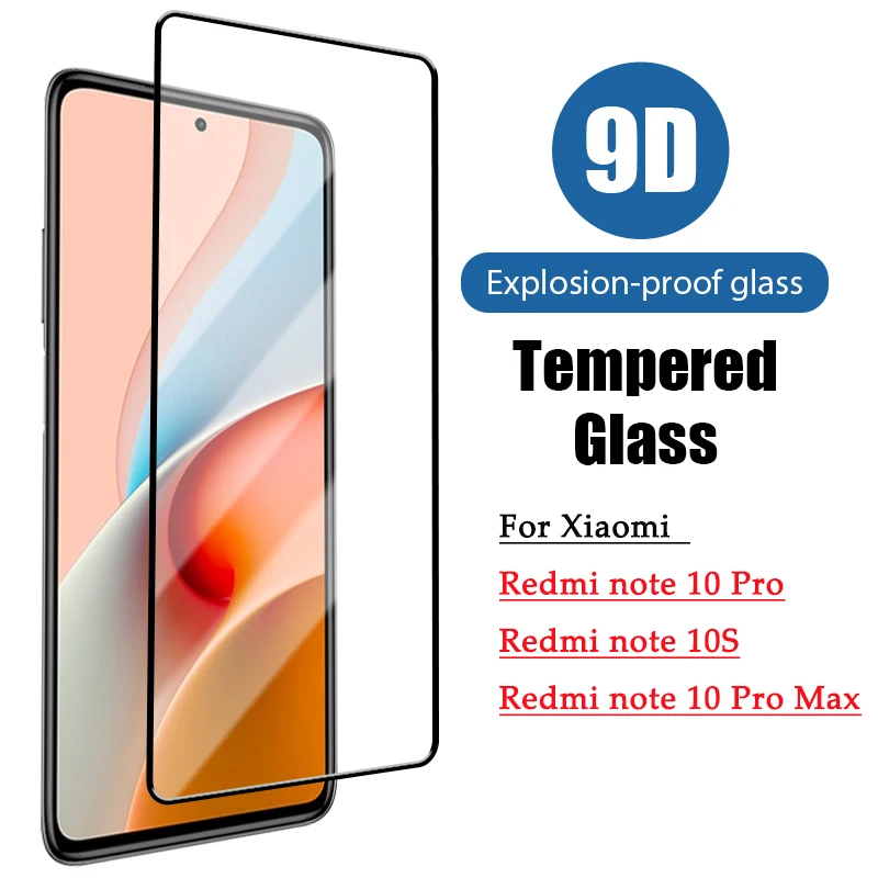 

Protective Glass For Xiaomi Redmi Note 10 Pro Screen Protector For Redmi Note 10 Pro Tempered Glass Film Note 10 Pro Max Note10