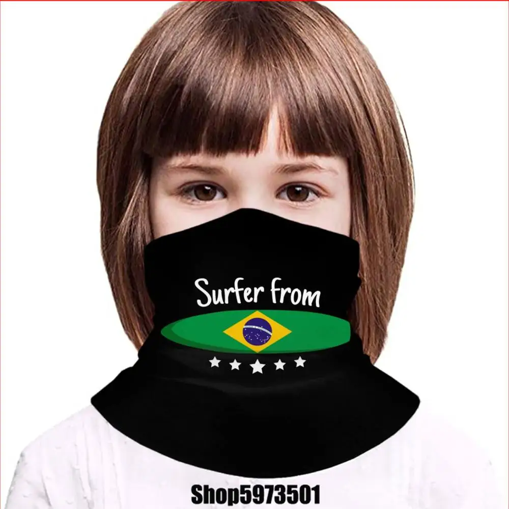 Серфер из Бразилии доски для серфинга бразильский флаг банданы бандана шарф