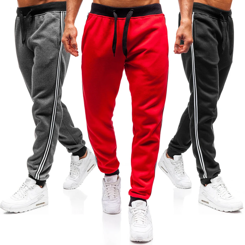 

Men's Sportswear Pants Casual Fashion Stitching Sweatpants Men