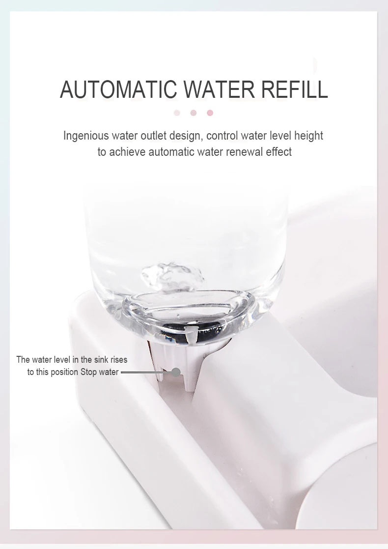 Миска для собак маленькая и средняя миска еды кошек автоматический питьевой