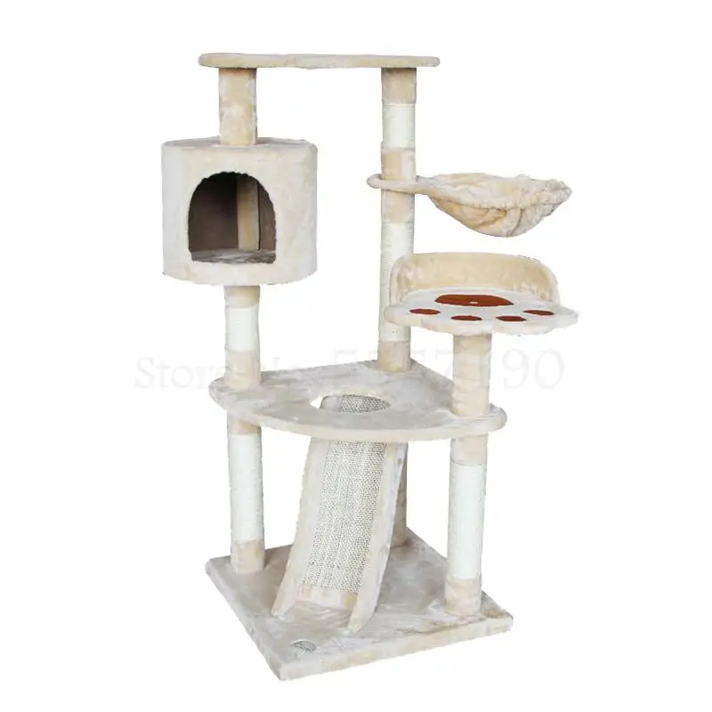 Сизаль кошка лазание рамка гнездо дерево интегрированный захват доска игрушка