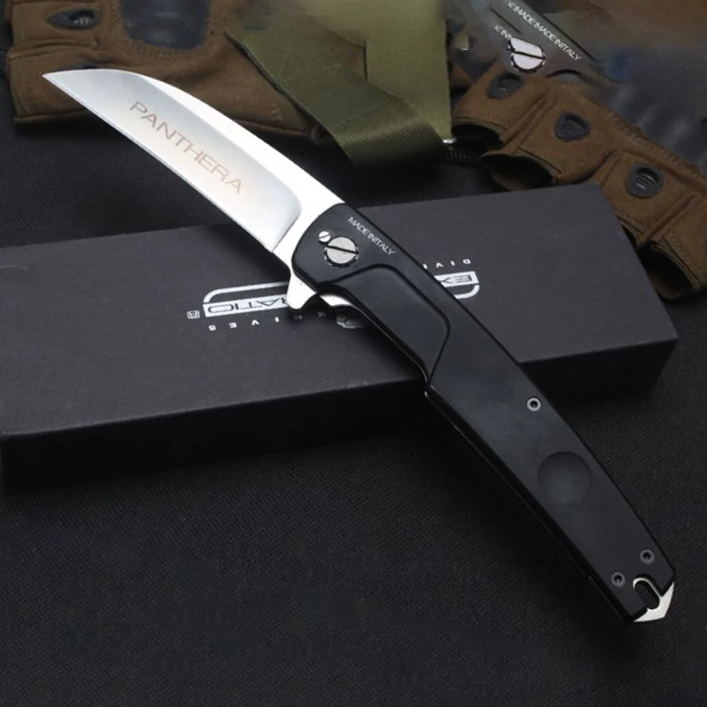 Складной нож extreme Cheetah уличный клинок N690 с рукояткой из алюминиевого сплава