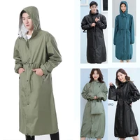 long raincoat women men waterproofoutdoors rain ponchos coat jackets female chubasqueros impermeables mujer