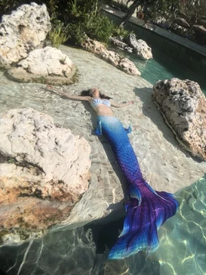 Новинка! Для девочек детей взрослых женщин мужчин хвост русалки с моноластами