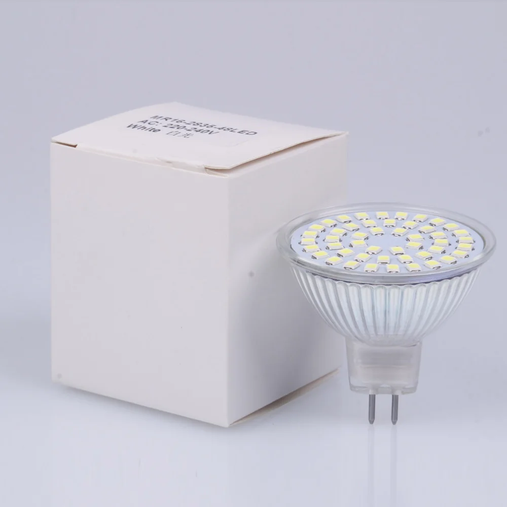 

White Warm MR16 Base Un Dimmable MR16 Led Lamp Light 12VDC 12LEDs 5050SMD 2W Spotlight Bulb Bubble Ball Bulbs For Bedroom Decor