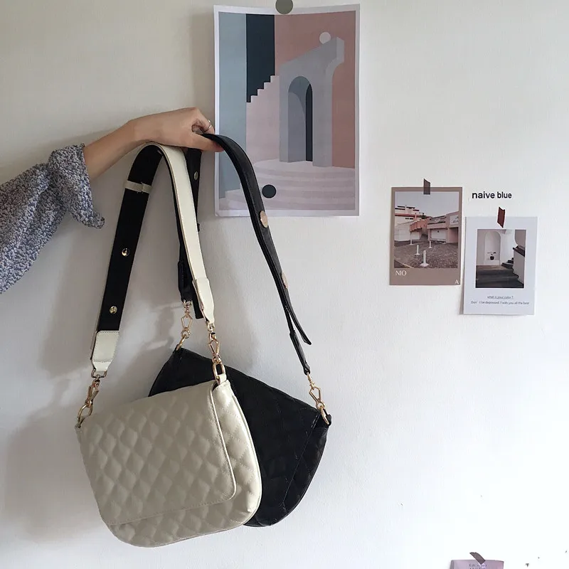 

2020 New Style Graceful Rhombus Chain Bag Europe and America WOMEN'S Fashion Handbag Fashion Portable Shoulder Bag Shoulder Bag