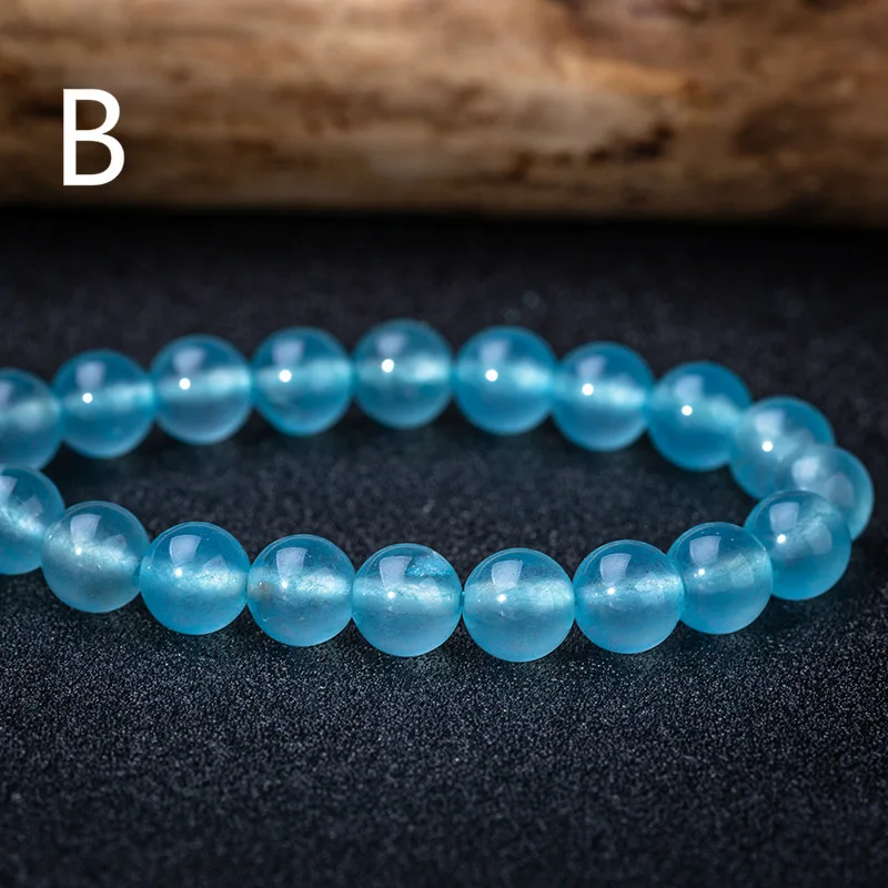 8mm Natural Stone Colorful Transparent Chalcedony Beads Semi-finished Jewelry Making Necklace New DIY Bracelet Accessories 39cm | Украшения