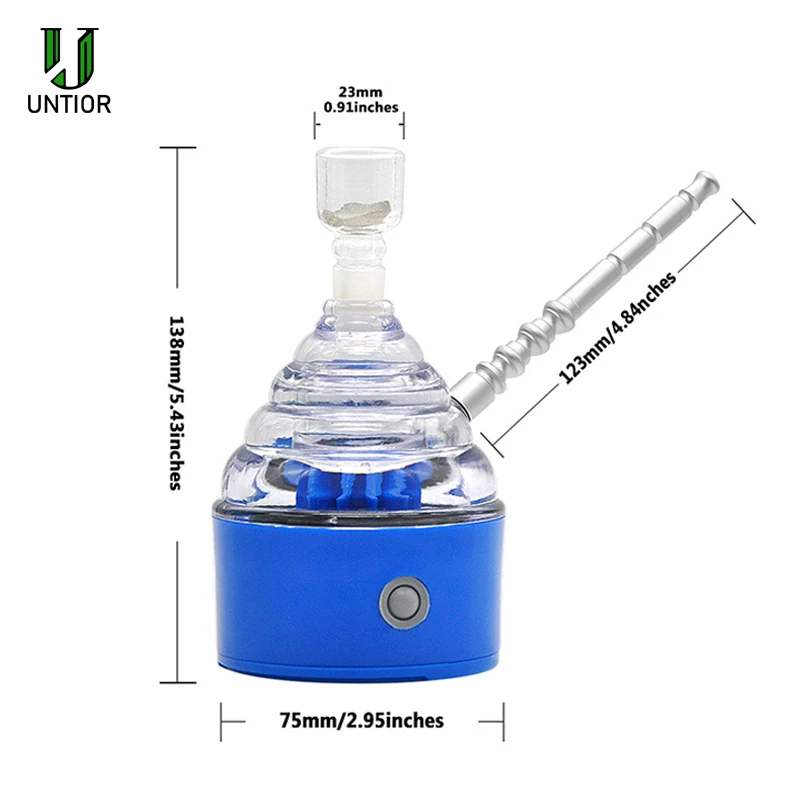 

UNTIOR Portable Smoke Infuser Handheld Indoor Cold Smoking Gun Cocktail Smoking Kit Mini Food Smoker for Meat Cocktail Drinks