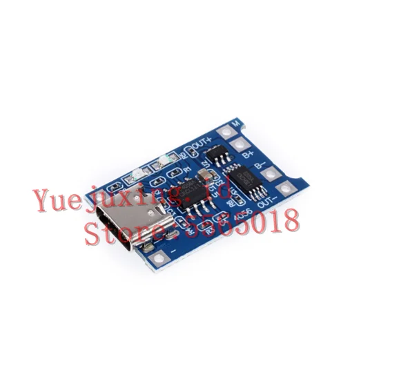 TP4056 1A литиевая батарея зарядная плата модуль TYPE-C USB интерфейс защита зарядки два