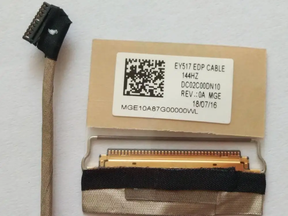 

(1-10 Pcs) New Lcd Led Lvds Cable Flex For Lenovo Y7000 Y7000-15 Y530 EY517 40pin DC02C00DN10