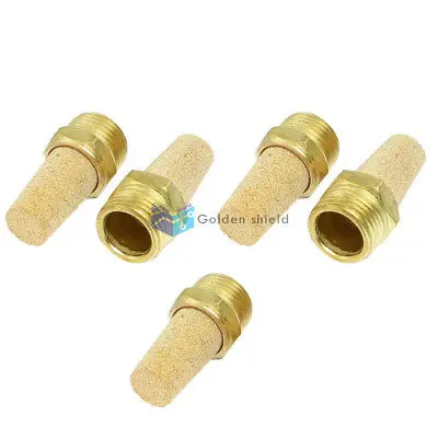 5 шт металлокерамическая бронза пневматическая резьба 1/2 дюйма PT глушитель на