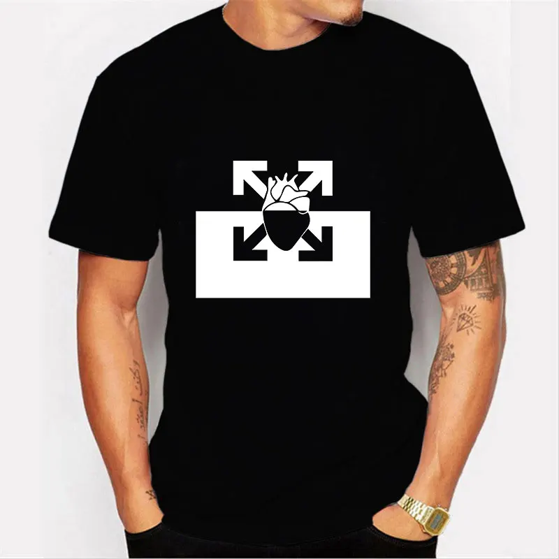 100% хлопок PNL Au DD футболка светящиеся мужские летние футболки с коротким рукавом