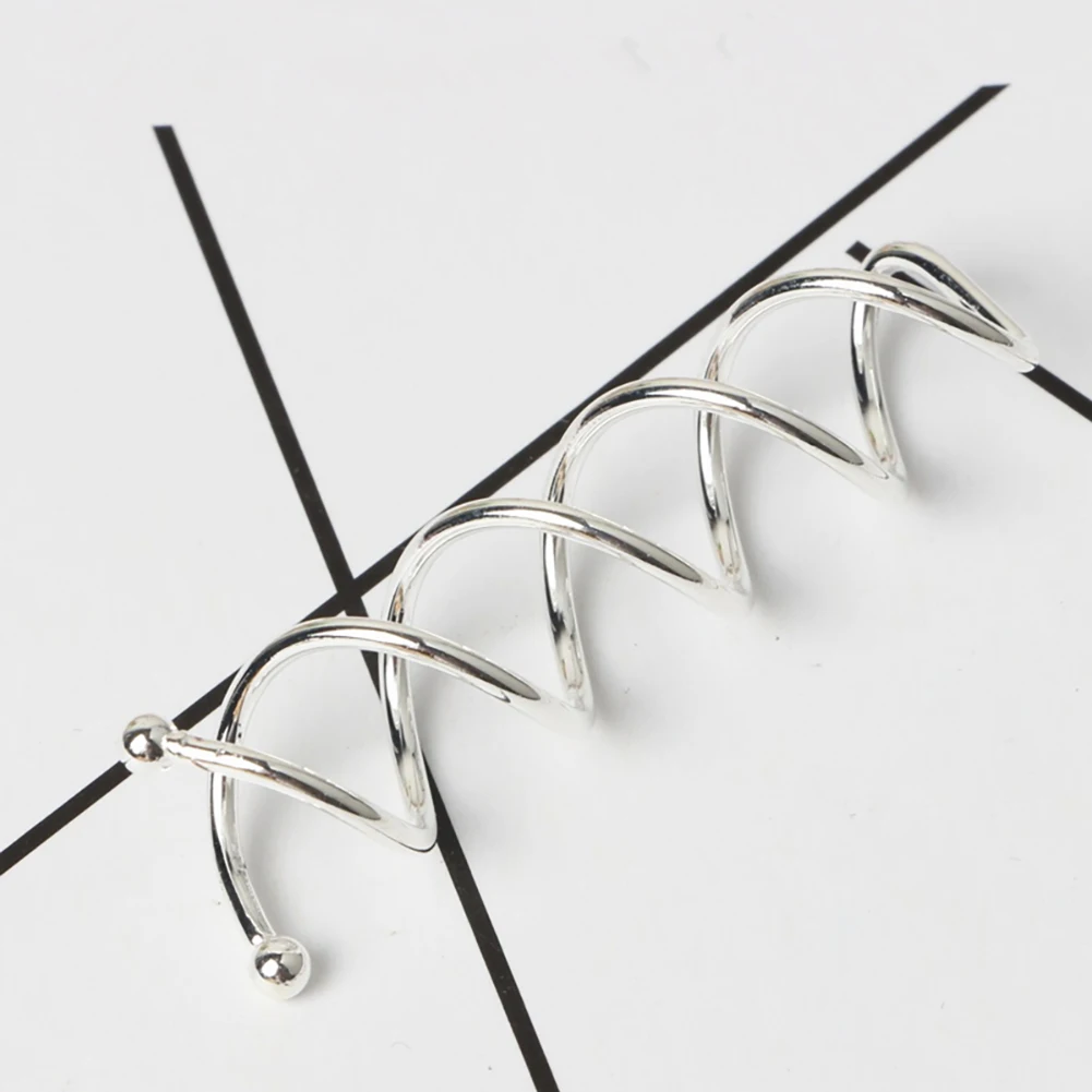 10 шт. Спиральные заколки для волос не царапаются закругленные кончики палочка