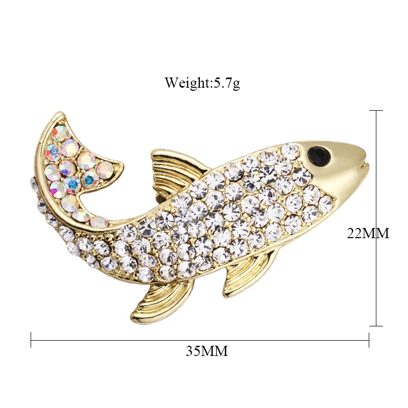 Женские броши-насекомое MAIKALE черные стразы булавка с австрийским кристаллом в