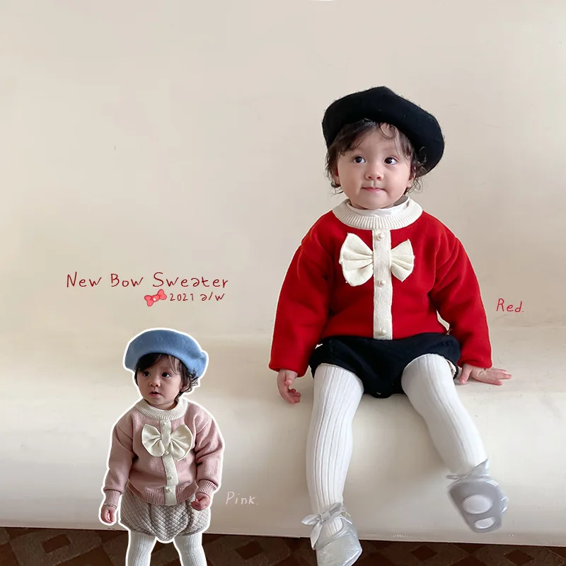 

Kids Girls Sweaters Clothes Baby Toddler Warm Sweater Coats Children Cartoon Thicken Tops Pullovers Clothing