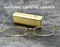 glasses material lenses foldable antenna reading glasses with golden case 0 75 1 1 5 1 75 2 2 25 2 5 2 75 3 3 5 4