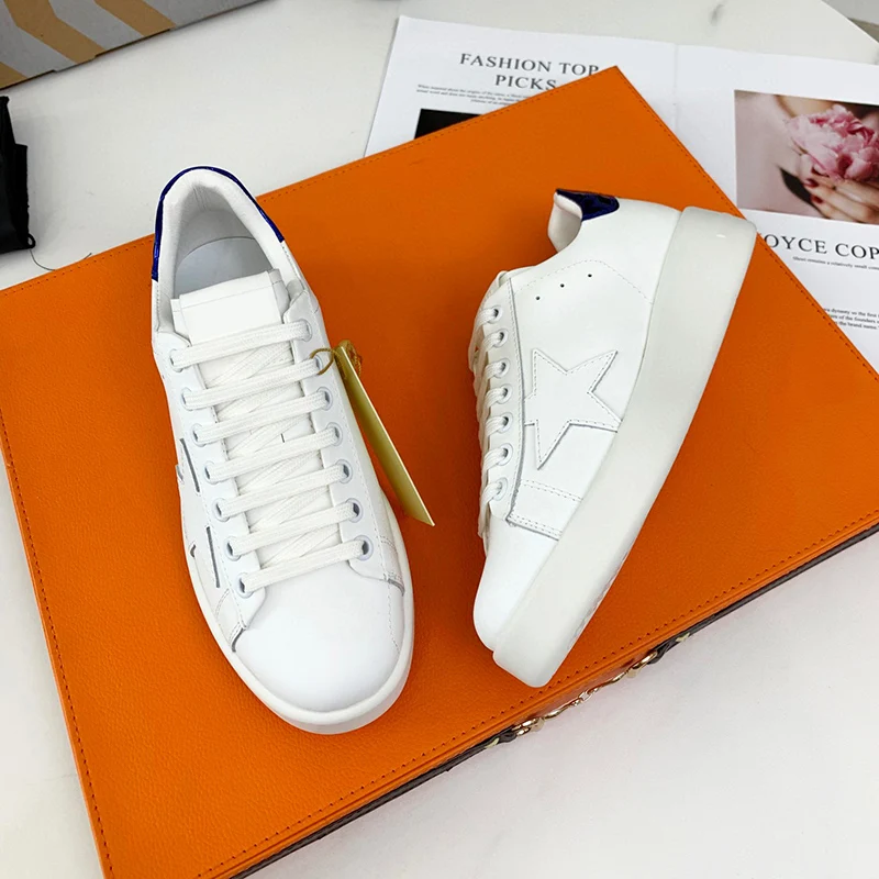 

2011 Summer South Korean Leather Rubber Sole Star Shoes Women Sports Shoes Classic Shoes With Small Dirty Shoes