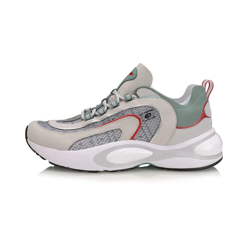 Li-Ning/мужские кроссовки V8 с подушкой, LN CLOUD LITE, Ретро стиль, дышащая подкладка, спортивная обувь для папы, кроссовки ARHP093 XYP913 - Цвет: ARHP093-7H