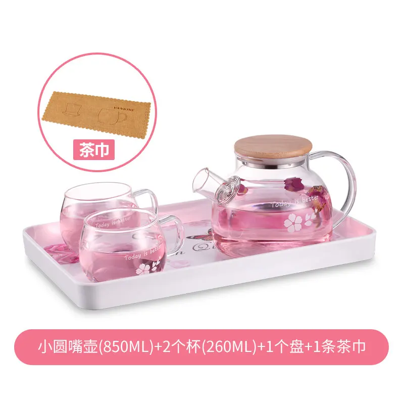 

Heat Resistant Glass Teapot Handmade Transparent Household Tea Infuser Filter Kettle Teteras Stove Kettle EI50TP Tea Infuser