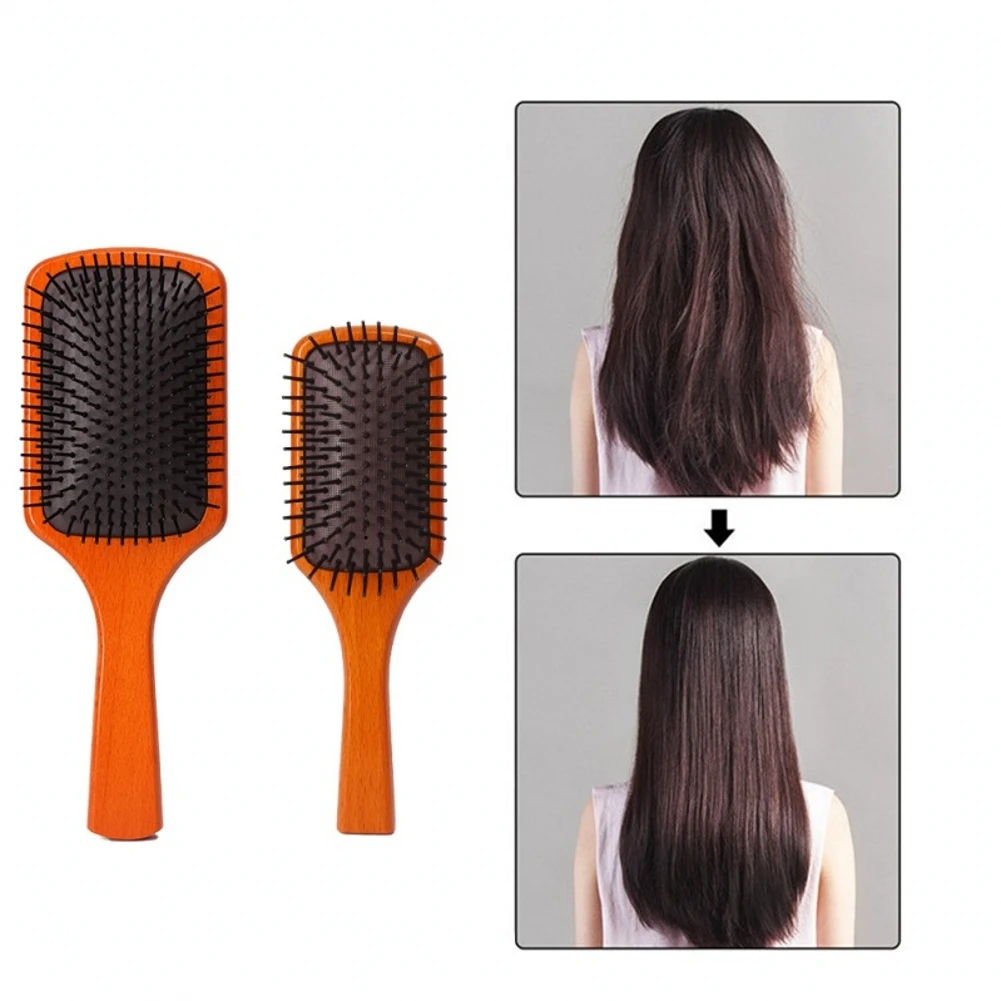 

1pcs Air Cushion Comb Hair Style Air Bag Comb Beech Wood Massage Care Solid Wood Air Cushion Massage Brush Women