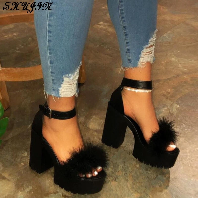2020 Summer Thick Bottom Platform Sandals For Women With Wedges Shoes Woman Femme High Heels | Обувь