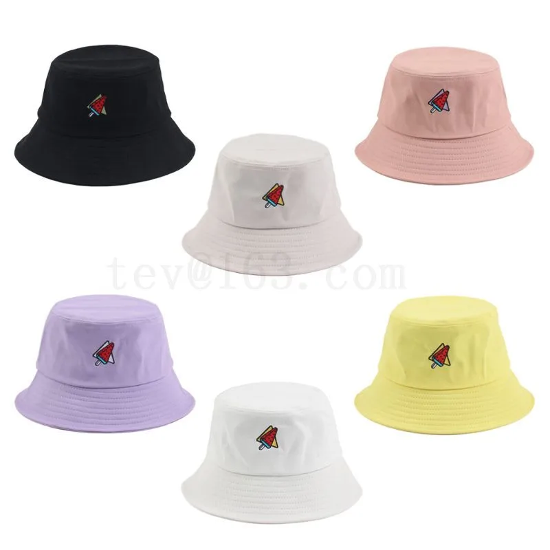 

Men Women Summer Reversible Bucket Hat Tropical Palm Tree Leaves Print Hip Hop Wide Brim Sunscreen Round Flat Top Fisherman Cap