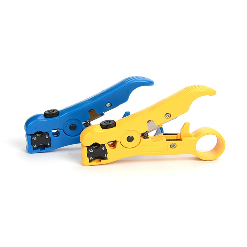 Плоский или круглый UTP Cat5 Cat6 коаксиальный инструмент для зачистки проводов