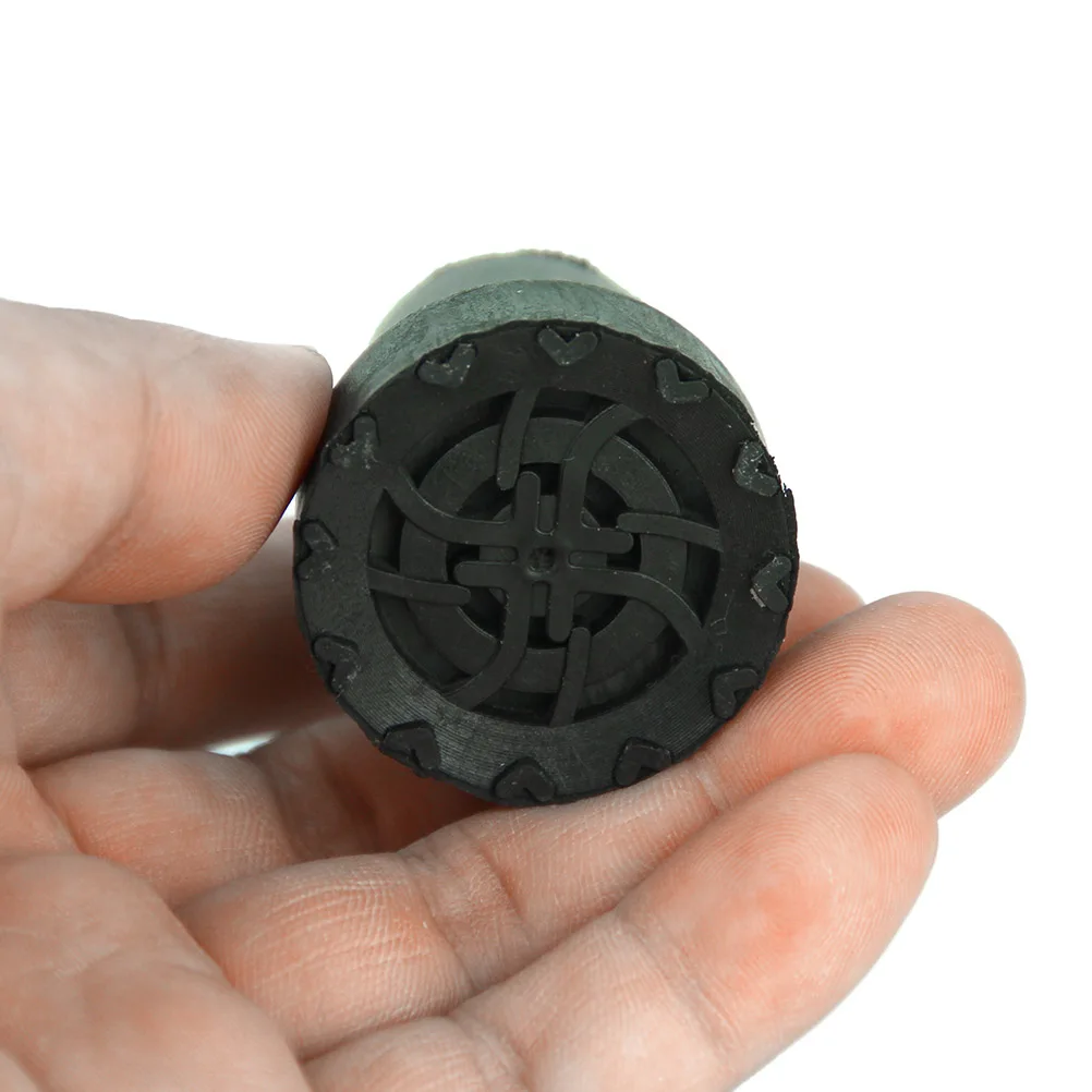 

2021 New 19mm Rubber Walking Hiking Stick End Cover Tips Cane Crutch Pad Rubber Heavy Duty Metal Ferrule End Bottom