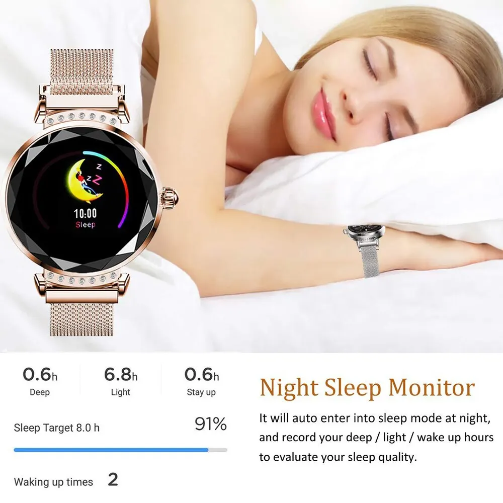 H2 Sport Bluetooth Smart Watch Women Blood Pressure Fitness Tracker Heart Rate Monitor Waterproof Lady Smartwatch ForAndroid IOS |