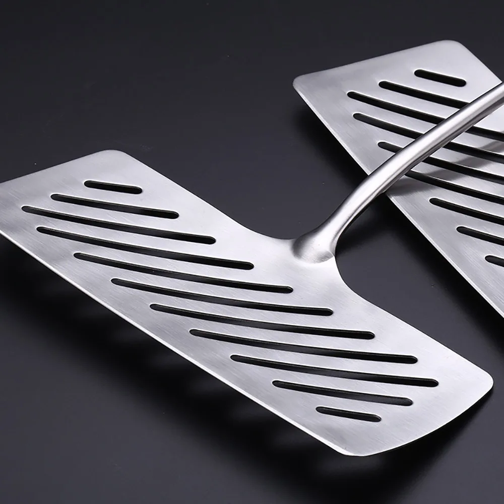 

Stainless Steel Barbecue Tong Fried Steak Shovel Fried Fish Shovel BBQ Bread Clamp Kitchen Bread Meat Clamp