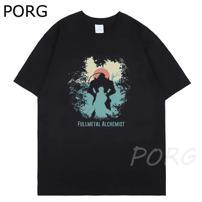 Новая цельнометаллическая футболка с изображением алхимика мужские милые