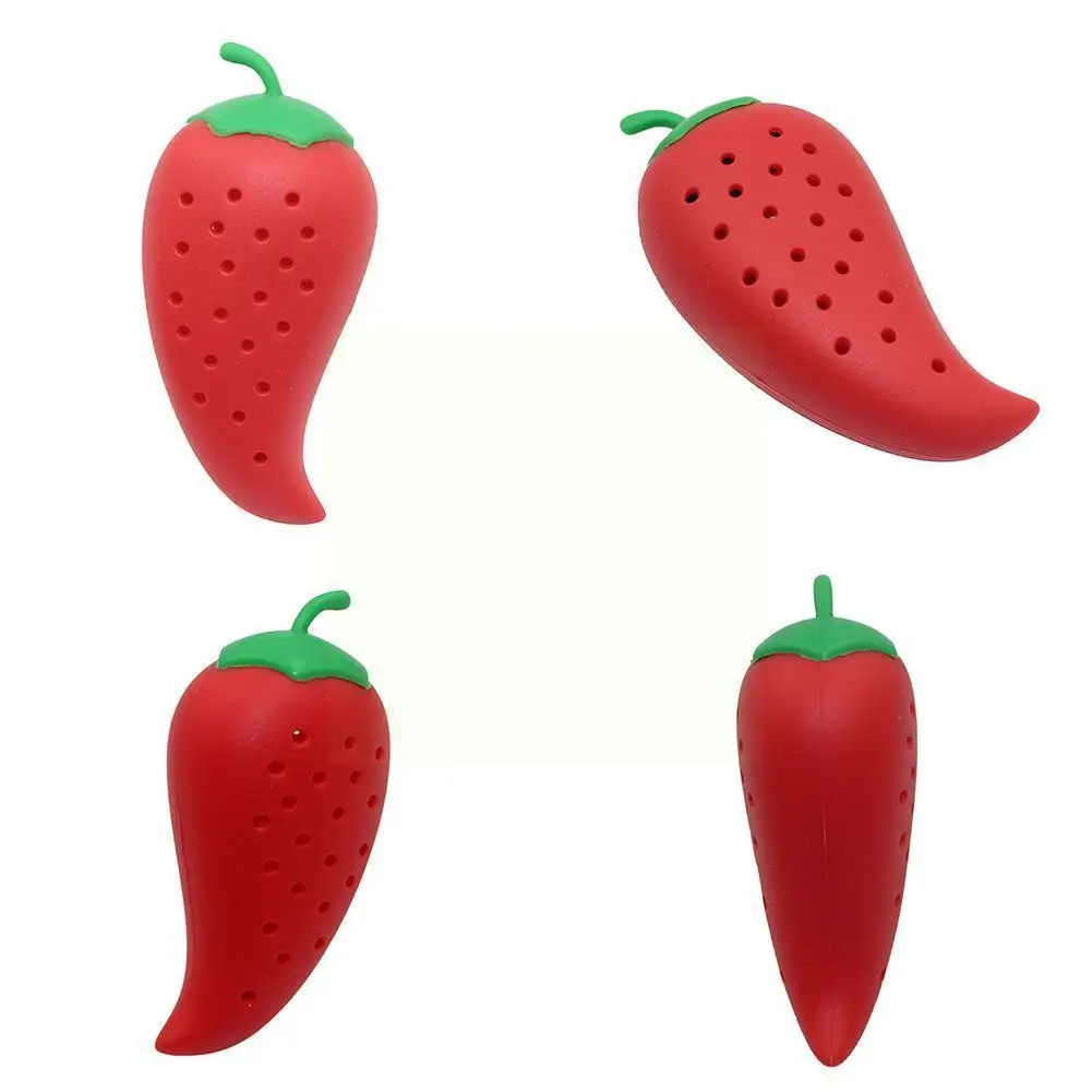 

Chili Shape Spice Filter Stew And Soup Silicone Cooking Tools Seasoning Kitchen Practical Tools Bag B5d3