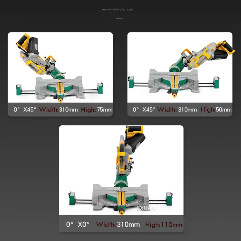 12-дюймовая циркулярная пила/алюминий дерево машина для резки пластика/лазерное
