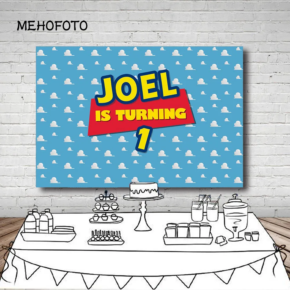 Фон для фотосъемки задник с игрушкой история тематические Джесси приглашение