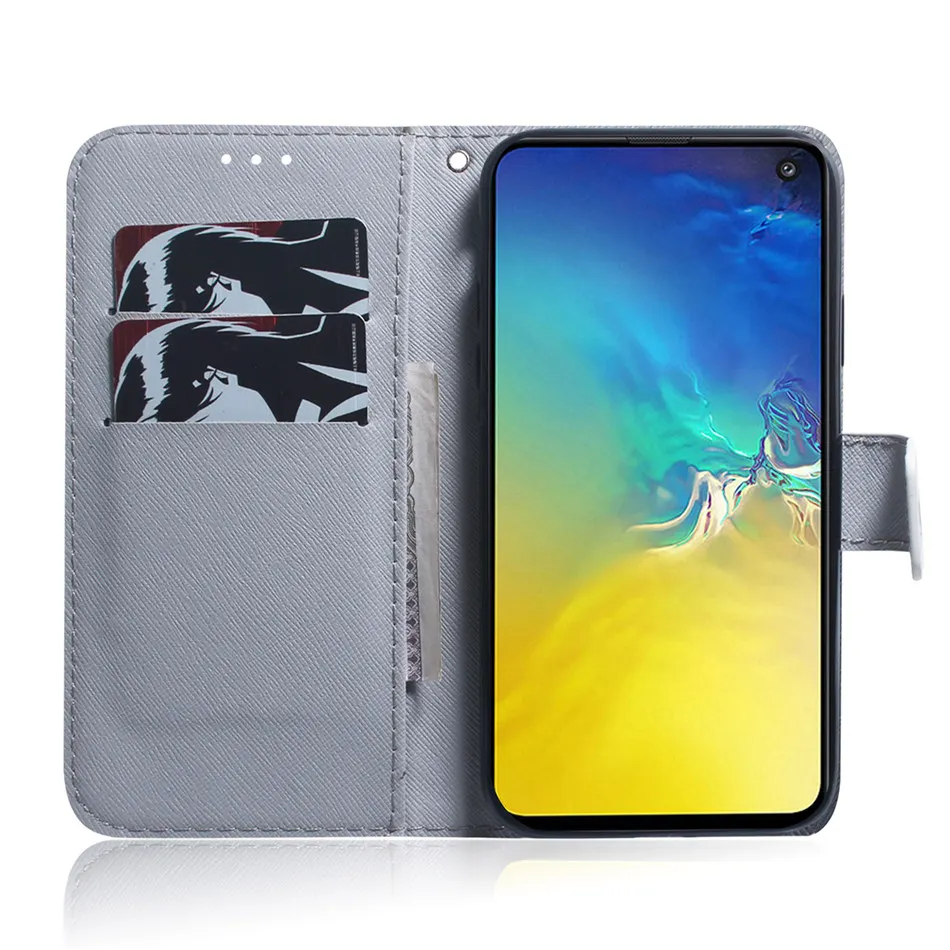 Чехол-книжка в стиле ретро для Samsung Galaxy A750 S10E S10 Plus M10 M20 M30 A2 Core A10 A20E A30 A40 A50 A60 A70