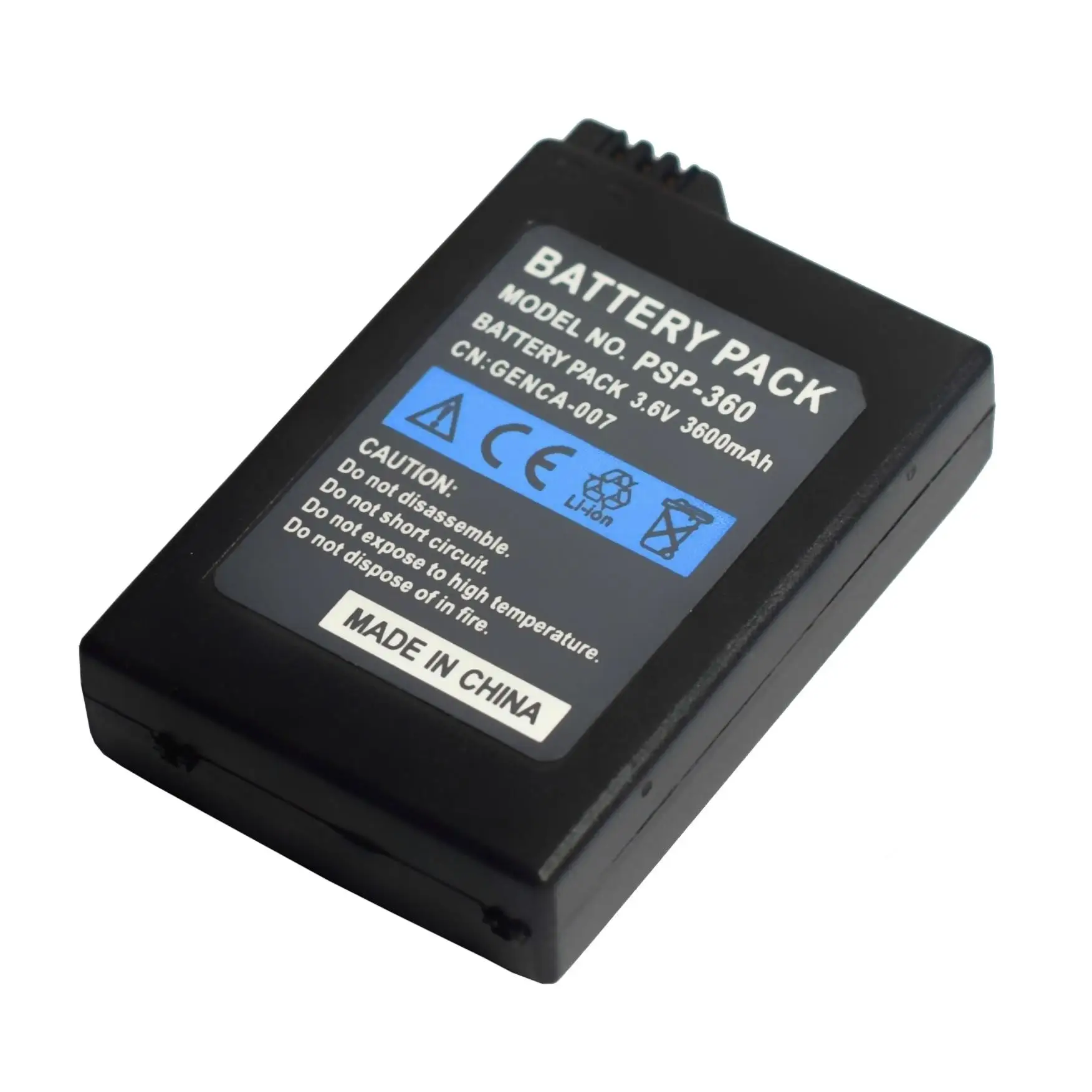 2 упаковки 3 6 в аккумуляторная батарея для Sony PSP-110 PSP 1000 FAT PlayStation Portable PSP1000 консоль |