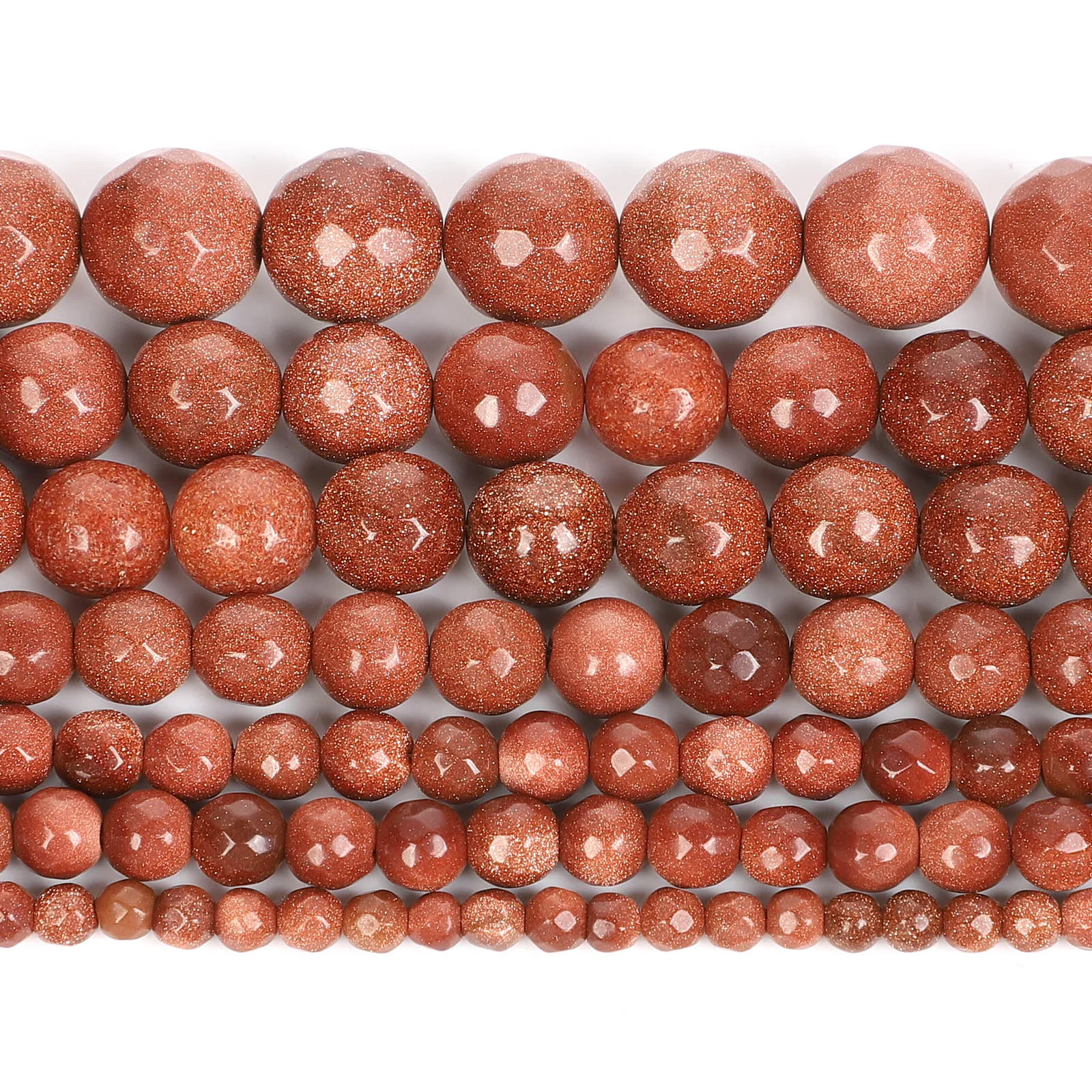 Бусины из натурального камня ограненные круглые бусины 16 дюймов песчаника для