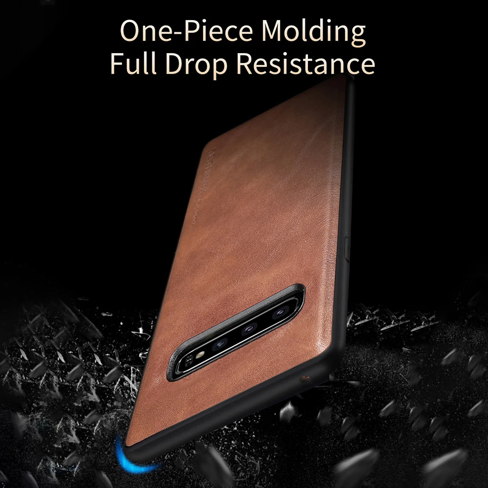 LLZ. COQUE, ультратонкий кожаный чехол премиум класса, защитный чехол для samsung Galaxy S10e S9 S10 Plus Note 9, чехлы, чехлы