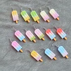 Корейские креативные красочные серьги в виде фруктового льда для женщин, винтажные милые необычные серьги, модные ювелирные изделия, подарки, новинка