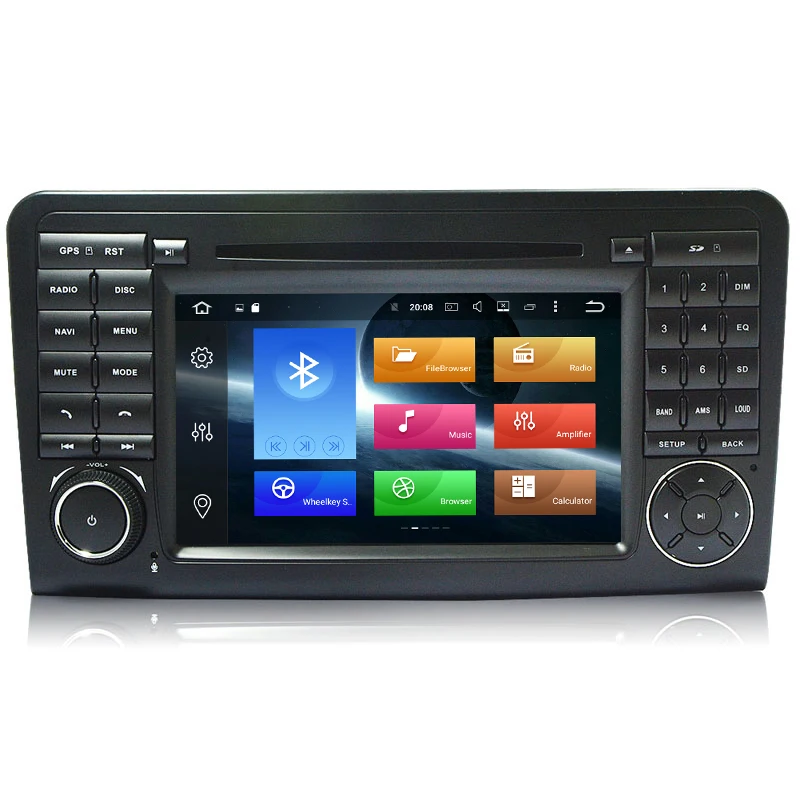Восьмиядерный Android 10 0 автомобильный dvd плеер для Mercedes Benz GL ML CLASS W164 ML350 ML500 X164 GL320