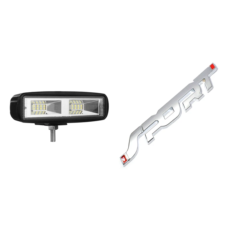 

Новинка-6 дюймов 48 Вт 16 Светодиодный рабочий светильник Бар луч свет бар & Спорт Логотип Эмблема багажник автомобиля значок на крыло 3D Стикер...