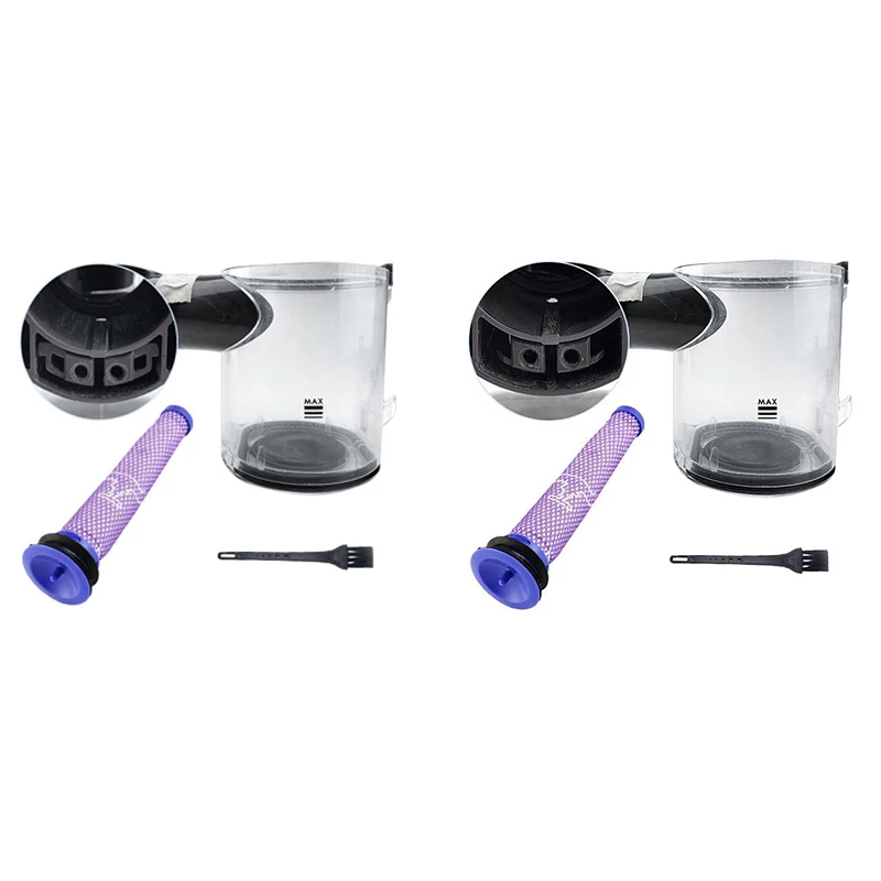 

Пылесборник в сборе для Dyson V6, пылесборник, ручной запасной фильтр НЕРА Для Дома