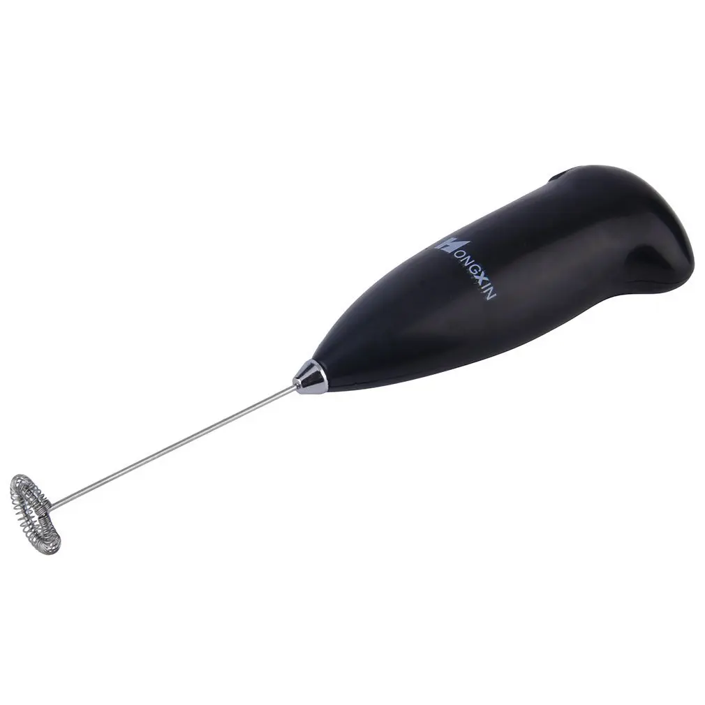 

Plastic + Stainless Steel Coffee Milk Drink Electric Whisk Mixer Frother Foamer Kitchen Egg Beater Handheld Kitchen Tools