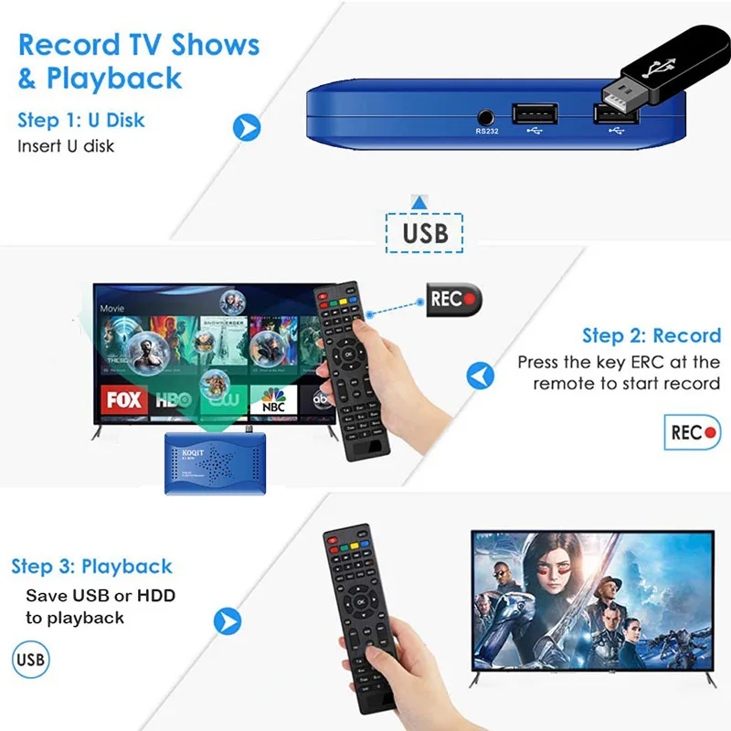 Koqit k1 Mini Receptor de satelite IPTV Decoder DVB S2 Satellite Receiver Mirror Cast DVB-S2 T2MI TV tuner Finder Wifi Youtube