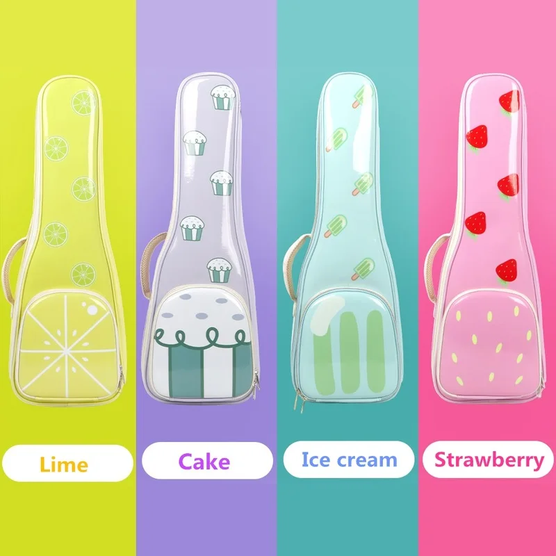 Водонепроницаемый чехол для укулеле Портативная сумка из искусственной кожи с